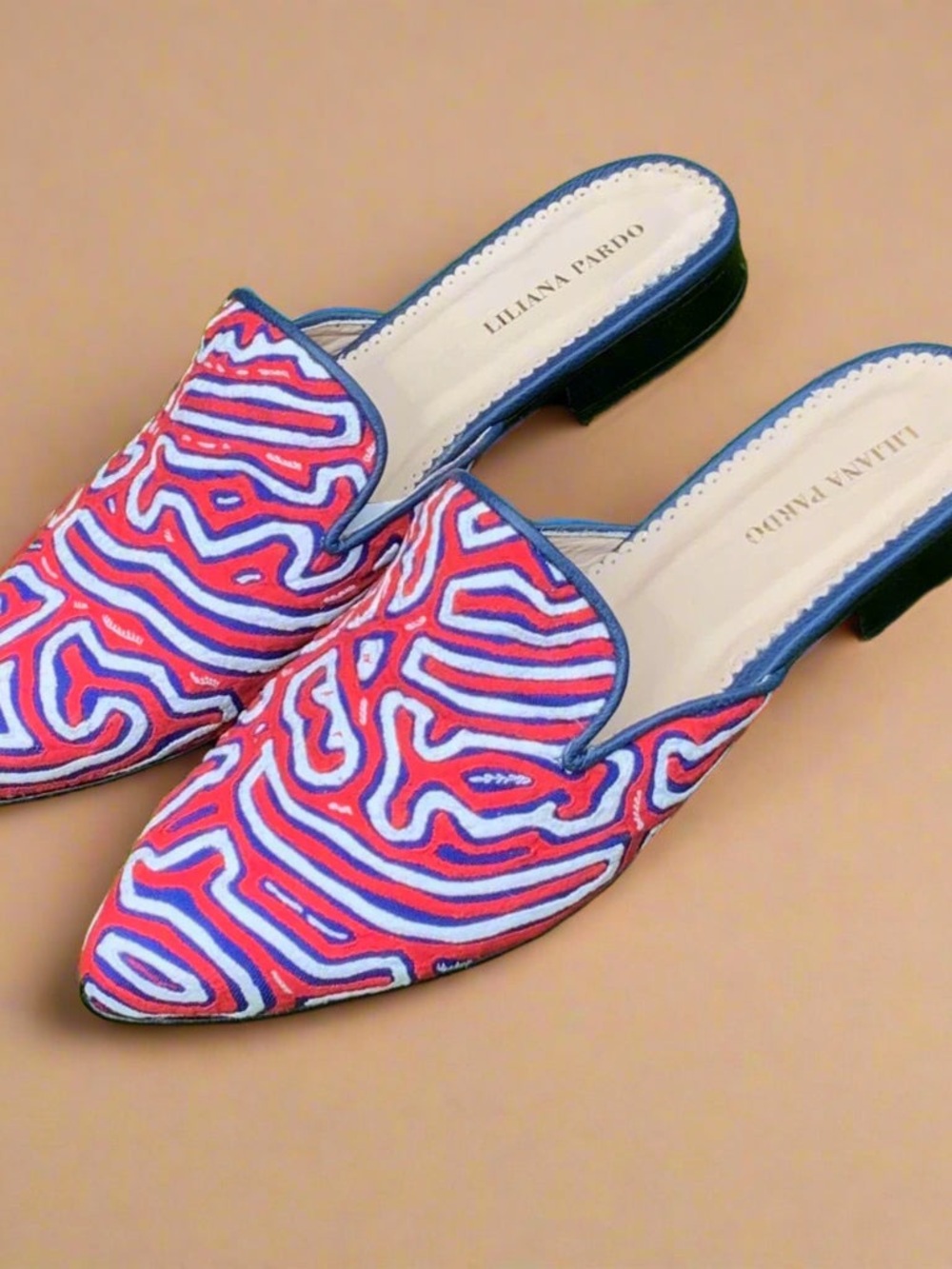 Liliana Pardo Mola Mules Size 37 (6.5/7)  Mola Mules
